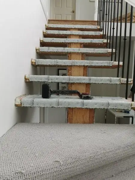 New pad on every tread